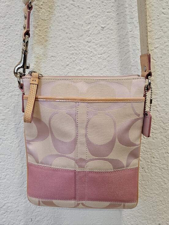 Coach Handbags - Vintage Coach Signature Canvas Swingpack Crossbody Bag Y2K-era